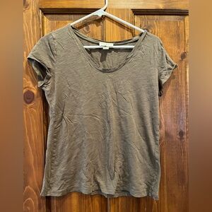 LOFT Brown Short Sleeve Tee